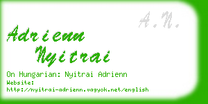 adrienn nyitrai business card